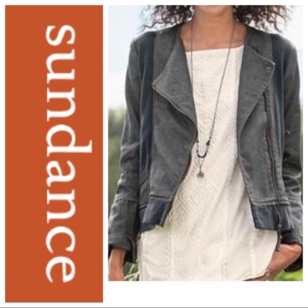 ❗️SOLD❗️ Sundance Winding Road denim jacket